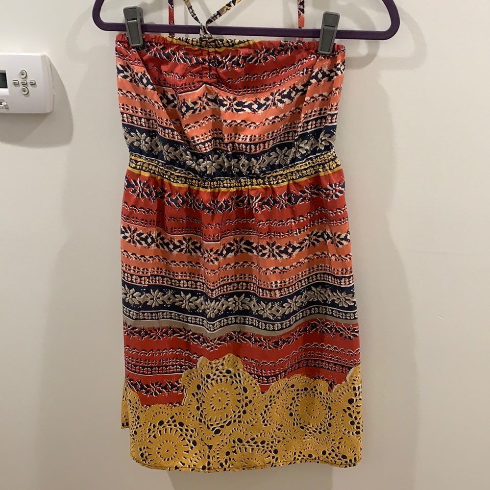 from: Anthropology, Light fabric ,strapless or tie around neck